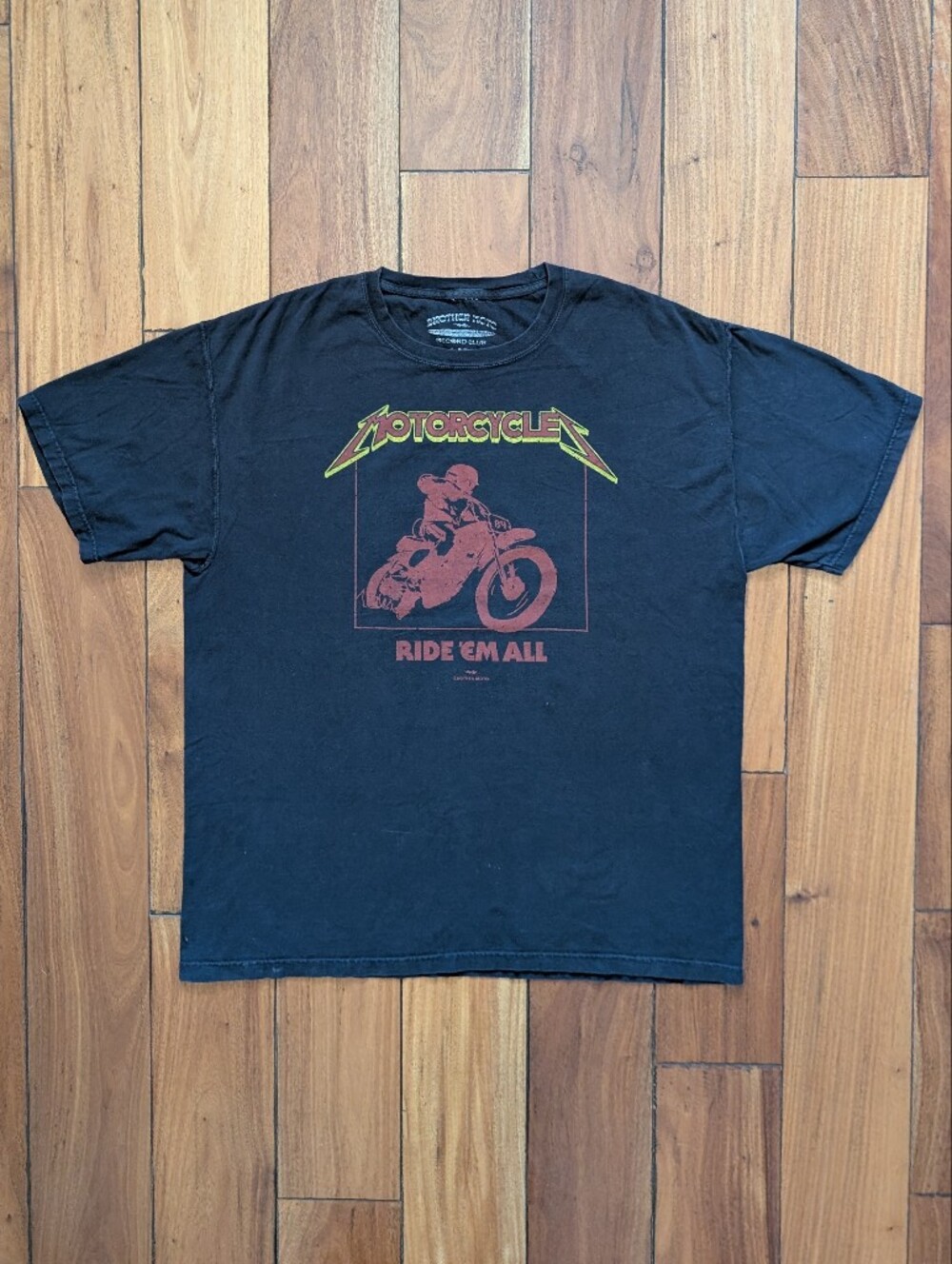 Motorcycles Ride 'Em All Biker T-shirt (L)